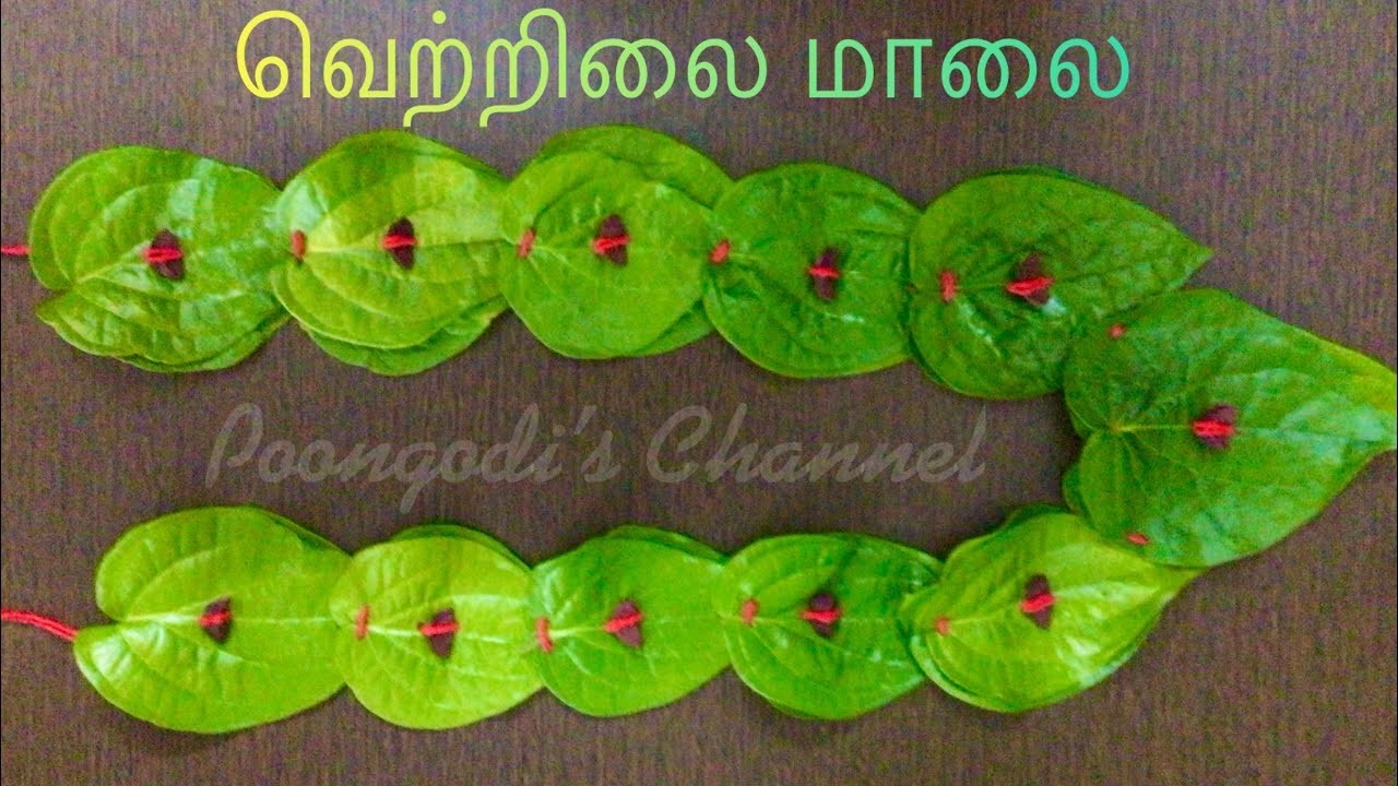 Vetrilai Malai (Betel leaves Garland)