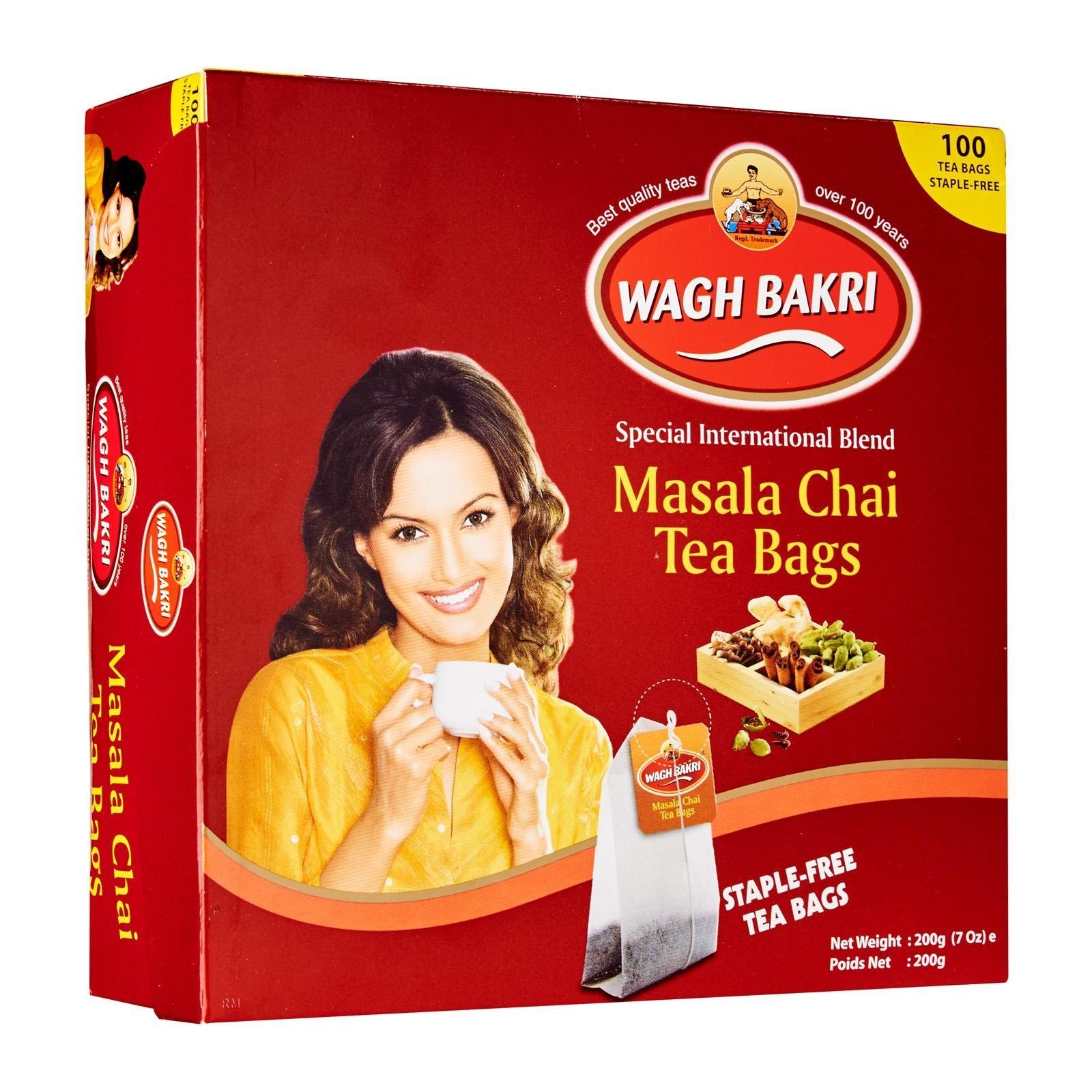 Wagh Bakri Masala Tea Bags 200g Tea & Coffee Pantry Essentials