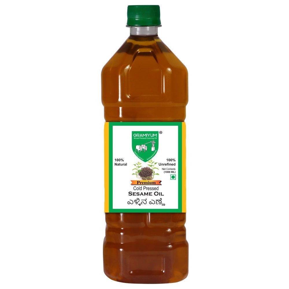 Gramiyum Sesame Oil 1 L Cooking oils & Ghee Daily Cooking Needs