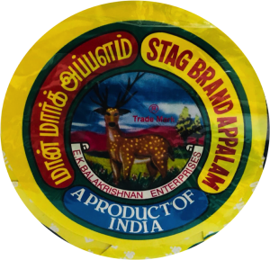 Stag Brand Appalam Large (மான் மார்க் அப்பளம்) 250G